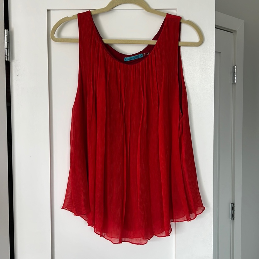 Alice + Olivia chiffon top